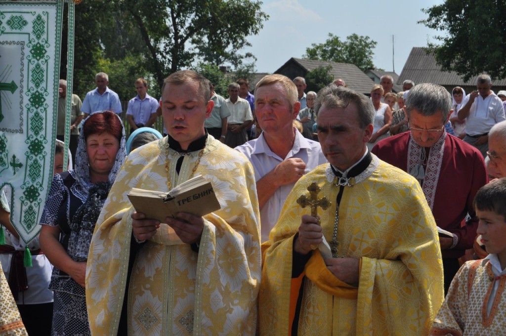 Освята Хреста В. Великому в селі Гійче
