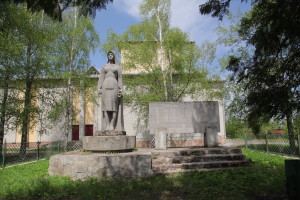 Пам'ятник односільчанам, які загинули за Батьківщину в селі Гійче